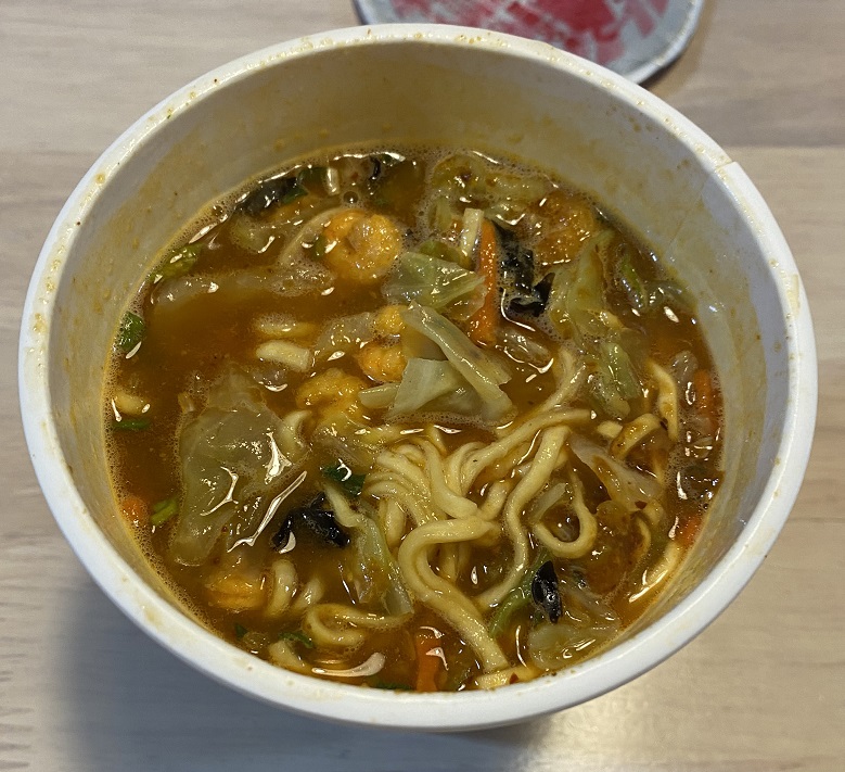 蒙古タンメン中本　海老味噌　カップ麺